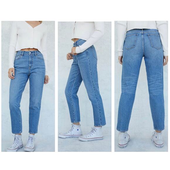 Pacsun Acid Wash Jeans Mom Jean Dark Rinse Blue 30 90s y2K - Picture 4 of 11